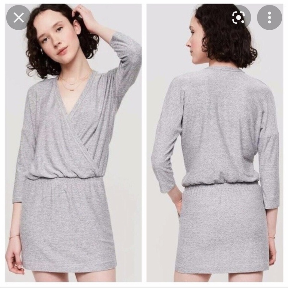 Lou and Grey faux wrap dress